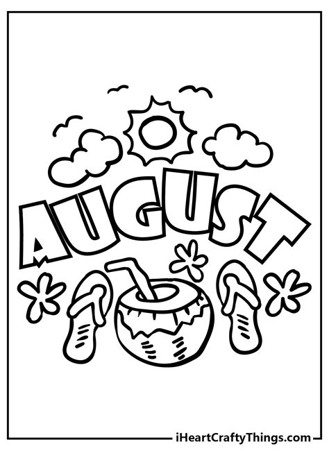 15 august coloring pages|August Coloring Pages (Summer Coloring Pages Free) .